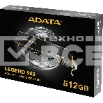 Накопитель SSD ADATA LEGEND 900, 512Gb, PCIe 4.0 x4, M.2 2280, NVMe, R/W 6200/2300, с радиатором, фото 1