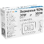 Прожектор светодиодный Elementary 30Вт 2100лм IP65 6500К бел. Gauss 613120330, фото5