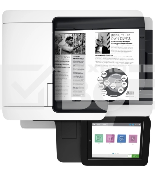 МФУ лазерный HP LaserJet Enterprise M528dn (1PV64A #B19), A4, ч/б, печ. до 43 стр/мин., скан. до 43 стр/мин. (ч/б) 38 стр/мин. (цвет), 1200 x 1200 dpi (печать) 600x600dpi (сканер), USB, RJ-45, Air Print, Mopria