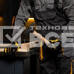 Молоток слесарный Denzel 800 г, кованый квадратный боек, буковая рукоятка, фото3