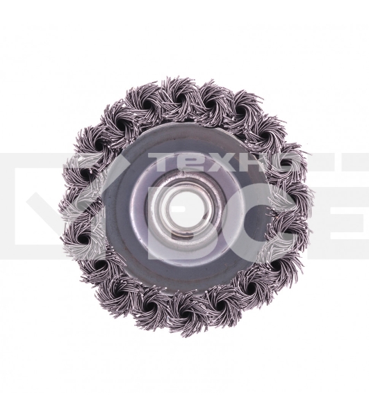 Щетка Matrix для УШМ Heavy Duty, 80 мм, М14, Чашка, крученая проволока 0,5 мм