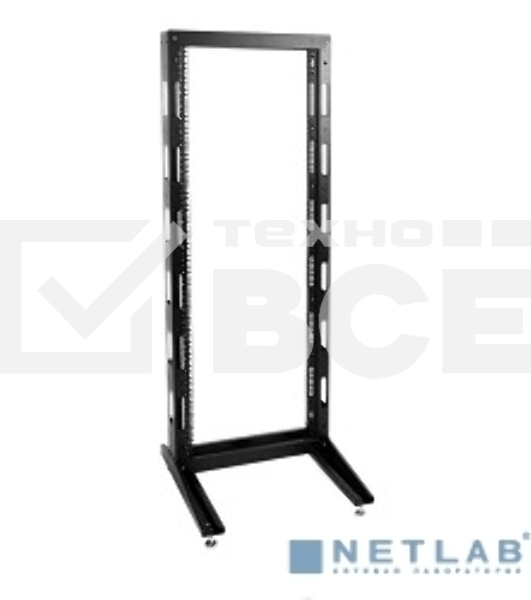 Стойка телекоммуникационная универсальная ЦМО 33U однорамная,цвет черный (СТК-33-9005) (1 коробка)