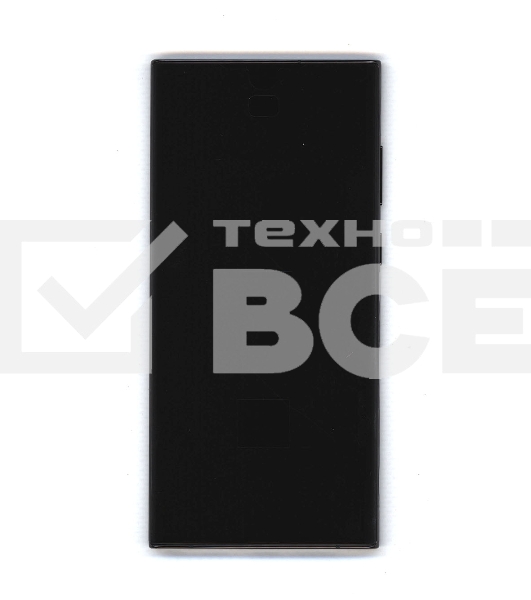 Дисплея для Samsung Galaxy S22 Ultra SM-S908B в сборе с тачскрином ServicePack, черный (GH82-27488A)