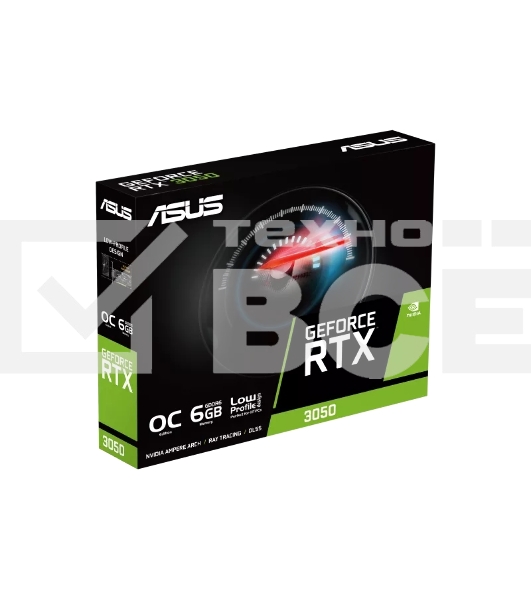 Видеокарта ASUS RTX3050 6GB RTX3050-O6G-LP-BRK PCIE16 RTX3050,DVI,HDMI,DP,6G,D6