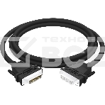 Удлинитель GCR 1.5m DVI-D, черный, DVI/DVI, 25M/25F, FullHD, 28 AWG, GCR-54714, фото 1