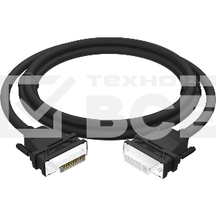 Удлинитель GCR 1.5m DVI-D, черный, DVI/DVI, 25M/25F, FullHD, 28 AWG, GCR-54714