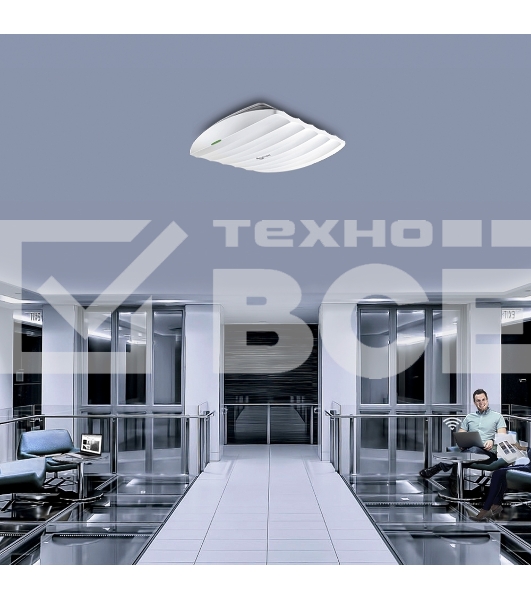 Точка доступа AC1350 Wireless MU-MIMO Gigabit Ceiling Mount Access Point, 450Mbps at 2.4GHz + 867Mbps at 5GHz, 802.11a/b/g/n/ac wave 2, Beamforming, Airtime Fairness, MU-MIMO, 802.3af Standard PoE and Passive PoE (Passive POE Adapter included), no more DC