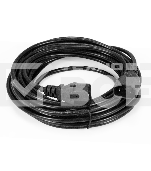Кабель питания ExeGate Special EC-10S (C13->C14, 3*1.0mm2, CCA, черный, 10м)