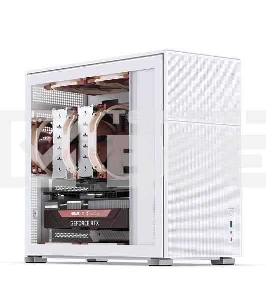 Корпус без блока питания Case JONSBO D41 MESH, Midi-Tower, TG, no fan, 1xUSB-A 3.2 + 1xUSB-C 3.2, ATX, mATX White