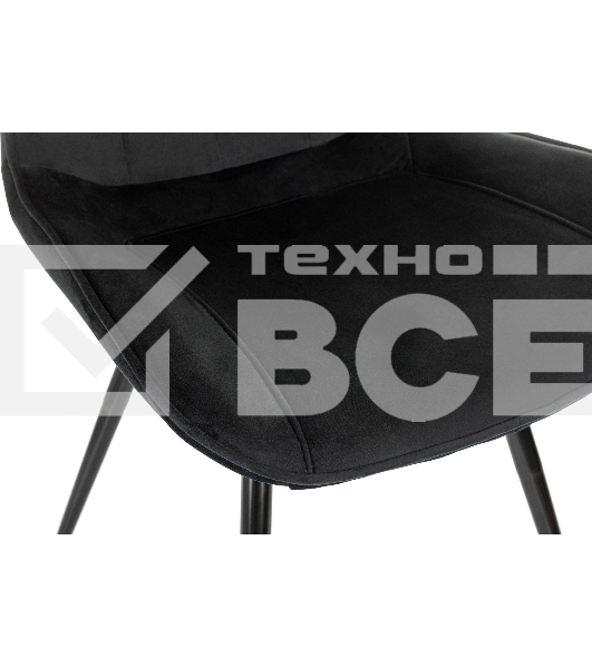 Стул для дома Бюрократ CH-K2_4 комплект 4шт черный Holland 75 металл черный на ножках (CH-K2_1/HL75_4)