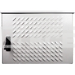 Шкаф уличный всепогодный укомплектованный настенный ЦМО ШТВ-НН, IP54, 9U, корпус: сталь нержавеющая, 500х600х500 мм (ВхШхГ), серый, фото 1