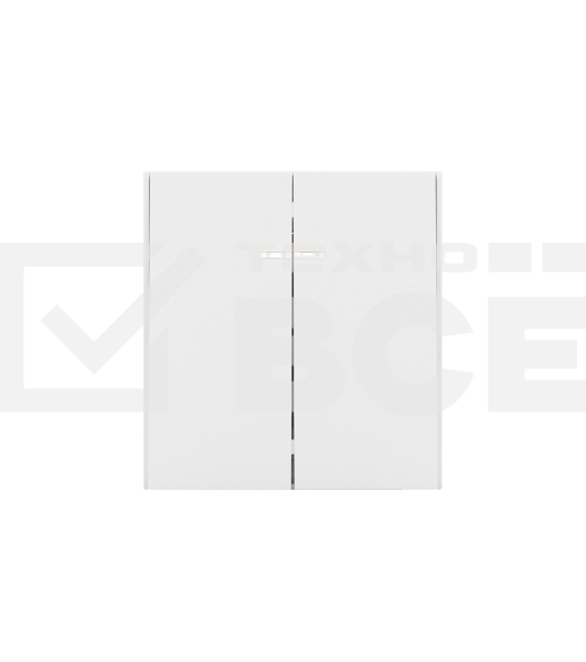 Выключатель STRONG 2 кл с подсветкой 10А с/у жемчуг Kranz KR-78-0714-4