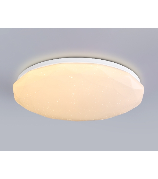 Светодиодный светильник RGB Ambrella light FZ418 WH белый IP20 66W 3000K-6500K+RGB D480*65 (ПДУ ИК)