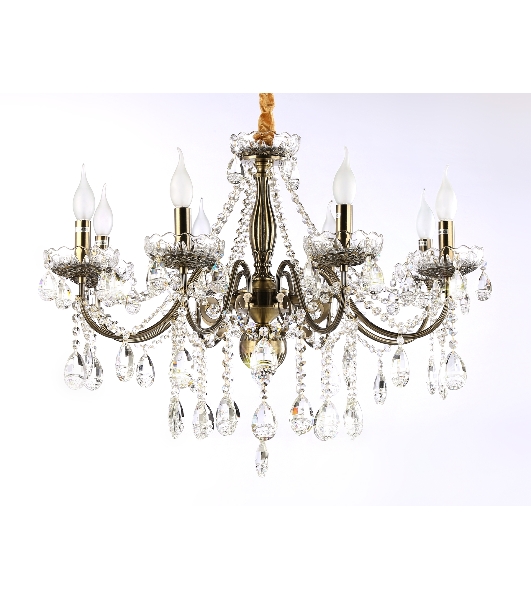 Светильник Ambrella light TR4950/8 SB/CL бронза/прозрачный E14/8 max 40W D620*585