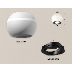 Светильник Ambrella Light XS1101021 SWH/PBK белый песок/черный полированный MR16 GU5.3 LED 3W 4200K (C1101, N7002), фото 1