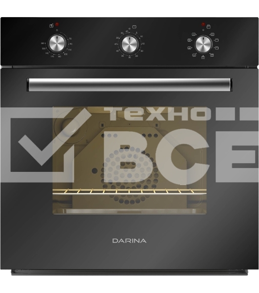 Духовка электрическая Darina 1U BDE111 707 At, антрацит, встраиваемая