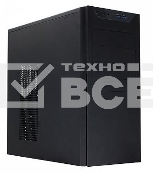 Компьютерный корпус Midi Tower Powerman/InWin BA833BK PM-600ATX-F U3.0*2+A(HD) Mid-ATX [ 6125674]