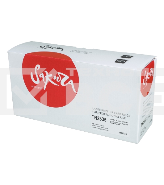 Картридж Sakura TN2335 для Brother HL-L2300DR, HL-L2340DWR, HL-L2360DNR, HL-L2365DWR, DCP-L2500DR, DCP-L2520DWR, DCP-L2540DNR, DCP-L2560DWR, MFC-L2700DWR, MFC-L2720DWR, MFC-L2740DWR, черный, 1200 к