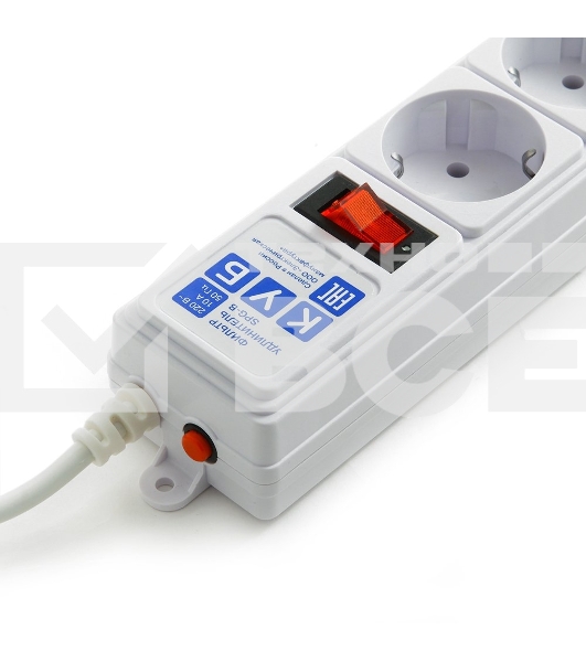 Сетевой фильтр Powercube SPG-B-6-WHITE 1.9м (5 розеток) белый (коробка)
