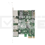 Контроллер сетевой ExeGate EXE-361 PCI-E 2.0, 3*USB3.0 ext + LAN UTP 1000Mbps, раз.доп.пит.OEM), фото8