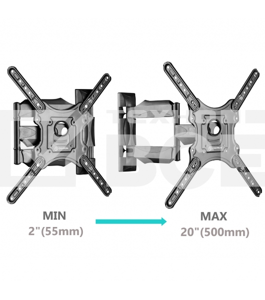 Кронштейн ONKRON M4 черный 32-65