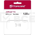 Флеш диск Transcend 128GB JETFLASH 710 (Silver), фото3