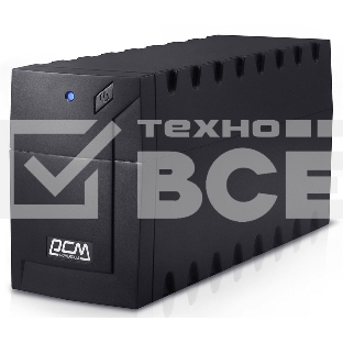 Источник бесперебойного питания Powercom RPT-1000AP EURO 600W USB