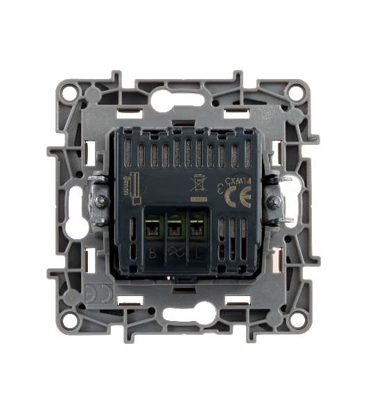 Светорегулятор нажимной 400Вт, бел. ETIKA Светорегулятор нажимной 400Вт, бел.