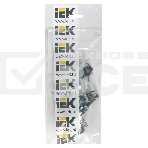 Скоба IEK CMAT11-25-010 двухлапковый 25мм оцинкованная сталь белый (упак.:10шт), фото3