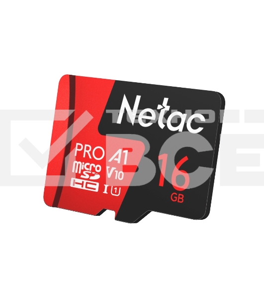 Флеш-накопитель NeTac Карта памяти Netac MicroSD card P500 Extreme Pro 16GB, retail version w/SD adapter