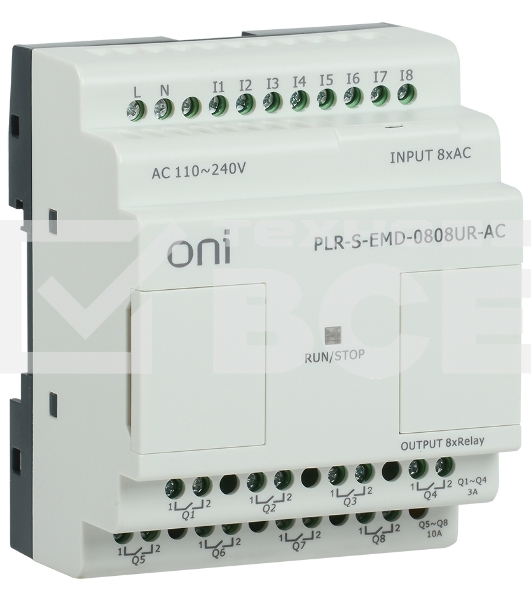 Логическое реле IEK PLR-S. Расширение 8DI/8DO (R) 220В AC ONI