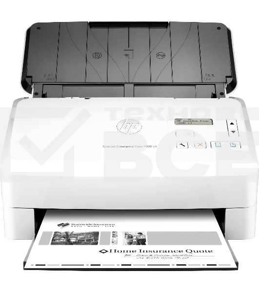 Сканер HP Scanjet Enterprise 7000 s3, протяжный, A4, CIS, 600dpi, USB 2.0 and USB 3.0, ADF 80 sheets, Duplex, 75 ppm/150 ipm, 1y warr (замена L2730B SJ7000 s2)