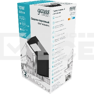 Светильник Gauss LED Electra садово-парковый, 10W, 600Lm, 4000K, 100x109x160mm, 170-240V / 50Hz, IP54,1/16