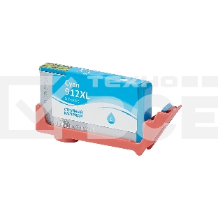 Струйный картридж Sakura 3YL81AE (№912XL Cyan) для HP, голубой, 10,5 мл., 825 к.