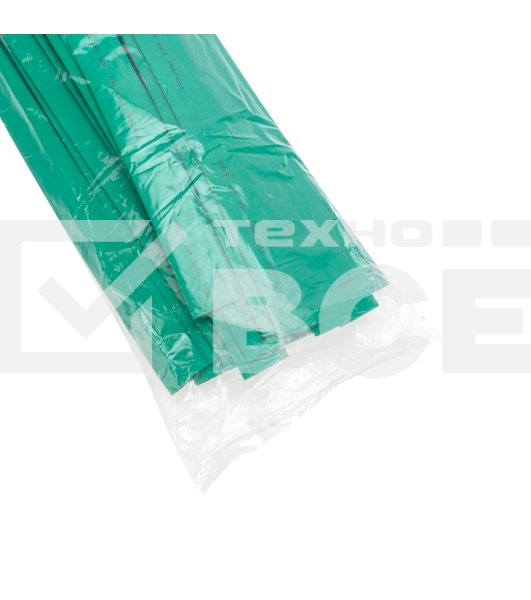 Трубка термоусаживаемая PROconnect ТУТ 18,0/9,0мм, зеленая, упаковка 50 шт. по 1м,