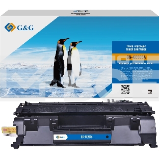 Картридж лазерный G&G GG-CE505A UNIVERSAL черный (2300 стр.) для HP LaserJet P2035, P2035n, P2055d, P2055dn, P2055x; LaserJet Pro 400 M401, M401a, M401n, M401d, M401dn, M401dne, M401dw, MFP M425, MFP M425dn, MFP M425dw