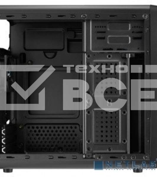 Корпус Aerocool / Formula Qs-182 черный без БП mATX 2x120mm 2xUSB2.0 1xUSB3.0 audio