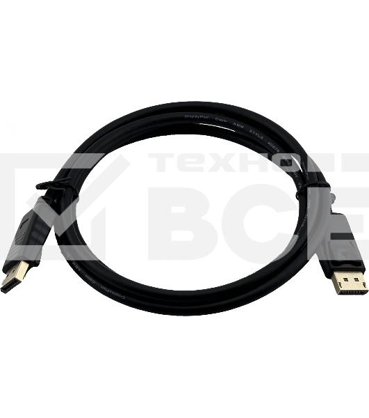 Кабель аудио-видео Buro DisplayPort (m)/DisplayPort (m) 1.5м. черный (BU-DP2.0-1.5M)