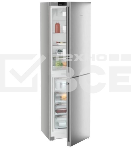 Холодильник Liebherr CNsfd 5704-22 001 серебристый двухкамерный 225/123л морозилка снизу