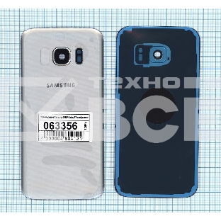 Задняя крышка для Samsung G930F Galaxy S7 серебристая