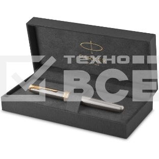Ручка роллер Parker Sonnet Core T527 (CW1931506) Stainless Steel GT M черн. черн. подар.кор.