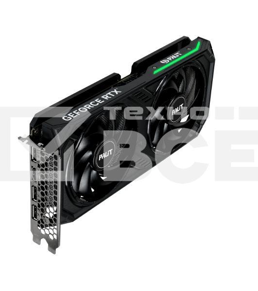 Видеокарта Palit PA-RTX4060 DUAL 8GB 8192Mb 128 GDDR6 1830/17000 HDMIx1 DPx3 HDCP Ret