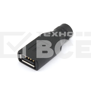 Переходник 5,5х2,5 на USB Type A мама