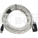 Кабель VCOM VUS7049-10M USB2.0-repeater, удлинительный активный <Am-->Af> 10м, фото6