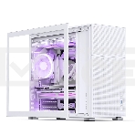 Корпус без блока питания Case JONSBO D41 MESH, Midi-Tower, TG, no fan, 1xUSB-A 3.2 + 1xUSB-C 3.2, ATX, mATX White, фото7