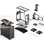 Компьютерный корпус без блока питания Fractal Design Era 2, Mini-Tower, 2x120мм, 2xUSB-A 3.0 + 1xUSB 3.2 Type-C, SFX PSU Support, mITX Charcoal Gray, фото4