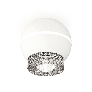 Светильник Ambrella Light XS1101030 SWH/CL белый песок/прозрачный MR16 GU5.3 LED 3W 4200K (C1101, N7191)