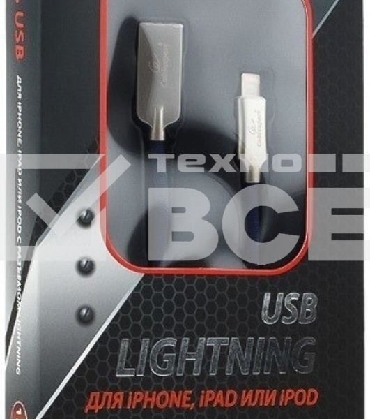 Кабель USB Cablexpert для Apple CC-P-APUSB02Bl-1.8M, MFI, AM/Lightning, серия Platinum, длина 1.8м, синий, блистер