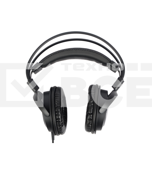 Наушники AUDIO-TECHNICA ATH-AVC500 , дуговое крепление, част. диапазон: 10-25000Гц, макс. входн. мощность 1800мВт, чувствит. 106дБ/мВт, сопростивление 40Ом, диаметр мембраны 53мм, шнур 3м, штекер 3,5мм, в комплекте адаптер на 6,3мм