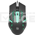 Мышь проводная Defender Flash MB-600L черный, 1200 dpi, USB, кнопки - 4, фото4